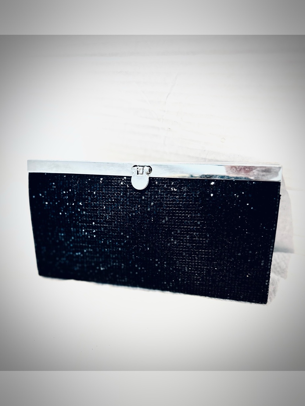 Sparkley Charlotte Russe clutch wallet evening bag prom goth wedding guest